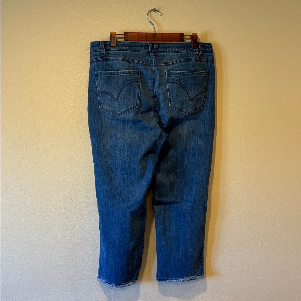 Democracy Blue Ankle Jeans - Picture 2 of 6